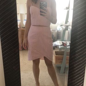 WAYF tulip hem dress